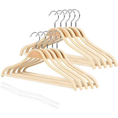 Premium Wooden Hangers Suit Hangers Pack of 10 