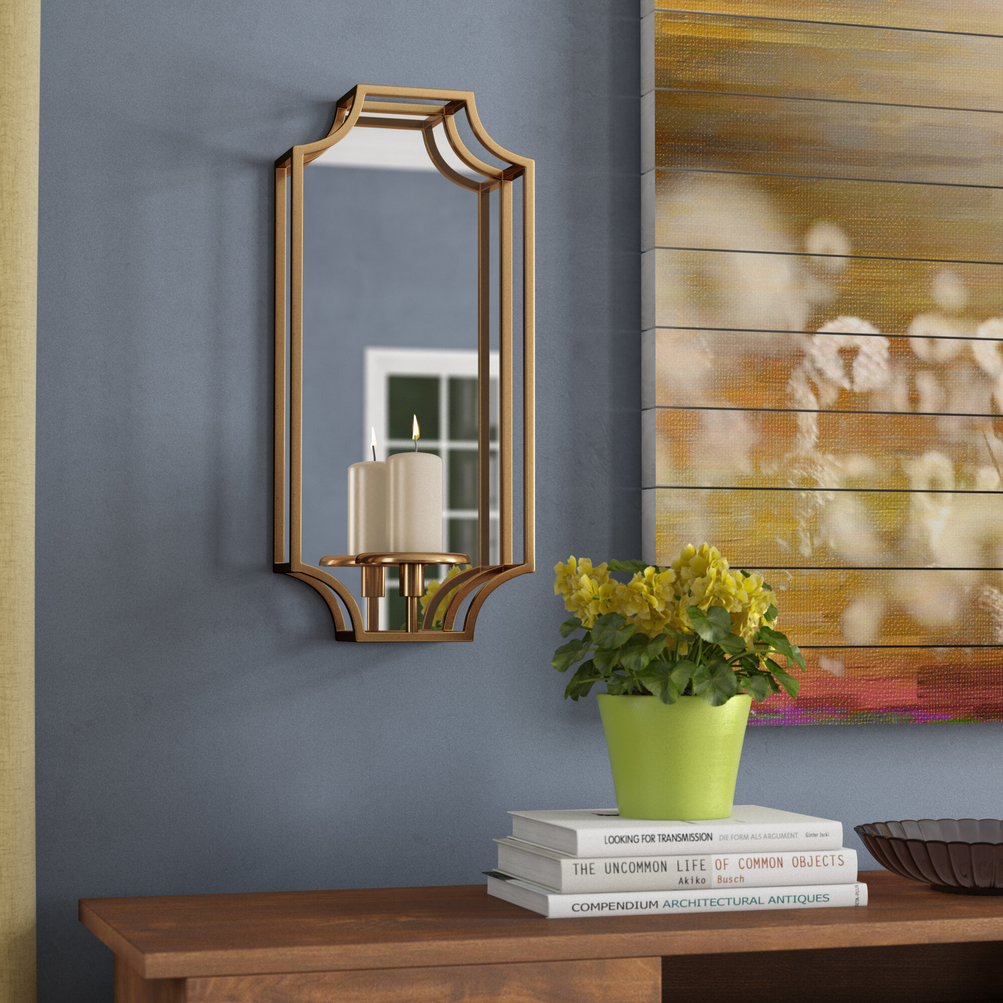 tall metal wall sconce