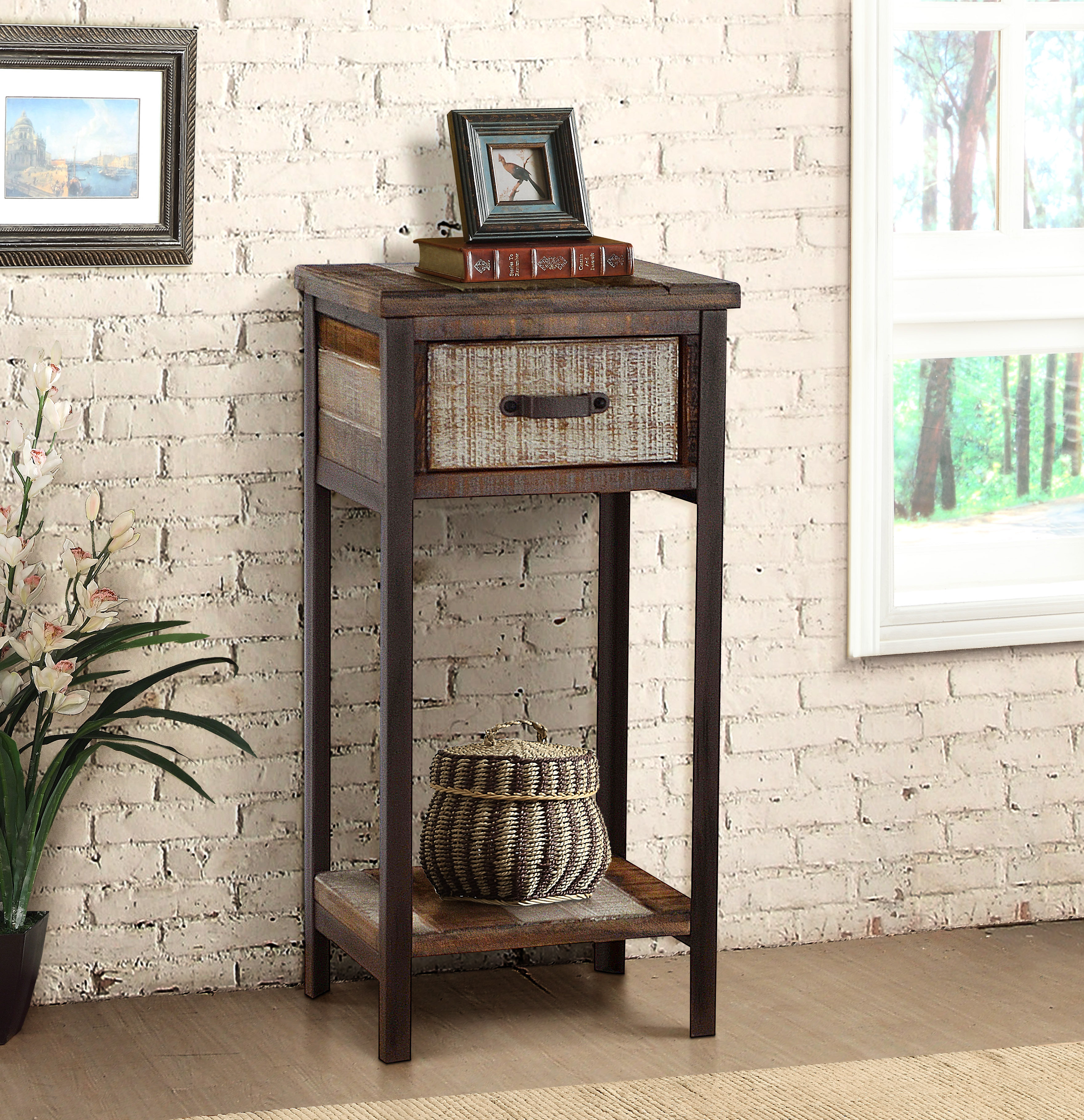 Trent Austin Design Clayera End Table With Storage Reviews Wayfair