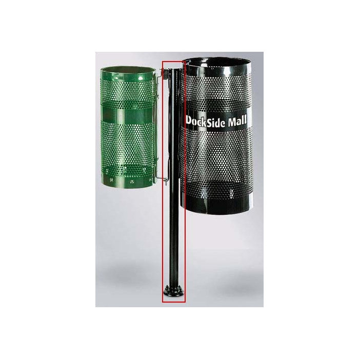 Rubbermaid Commercial Products Howard Towne Black Surface Mount