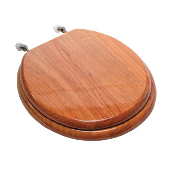 Wgi Gallery Pink Jetty Oak Elongated Toilet Seat Wayfair