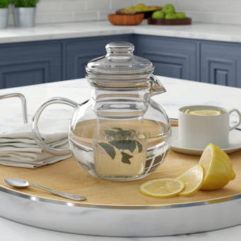 World Menagerie Bartolo 18 Oz Glass Teapot Wayfair