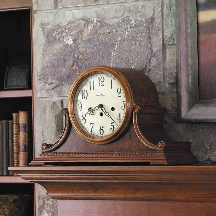 Часы каминные деревянные