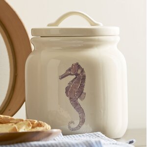 Under the Sea Seahorse Kitchen Canister