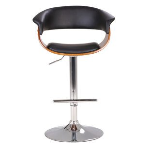 Go to store & view more images Orren Ellis Hamner Modern Adjustable Height Swivel Bar Stool