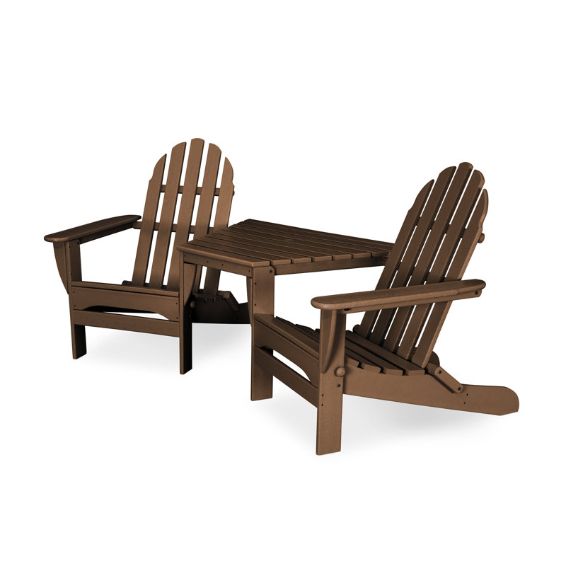 Polywood Adirondack Seating Set Plastic Resin Reviews Wayfair