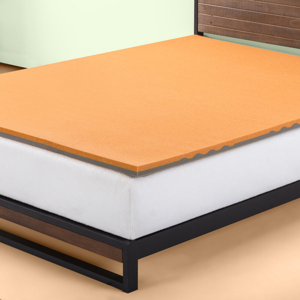 Zinus Pressure Relief Torsotec 1 5 Memory Foam Mattress Topper