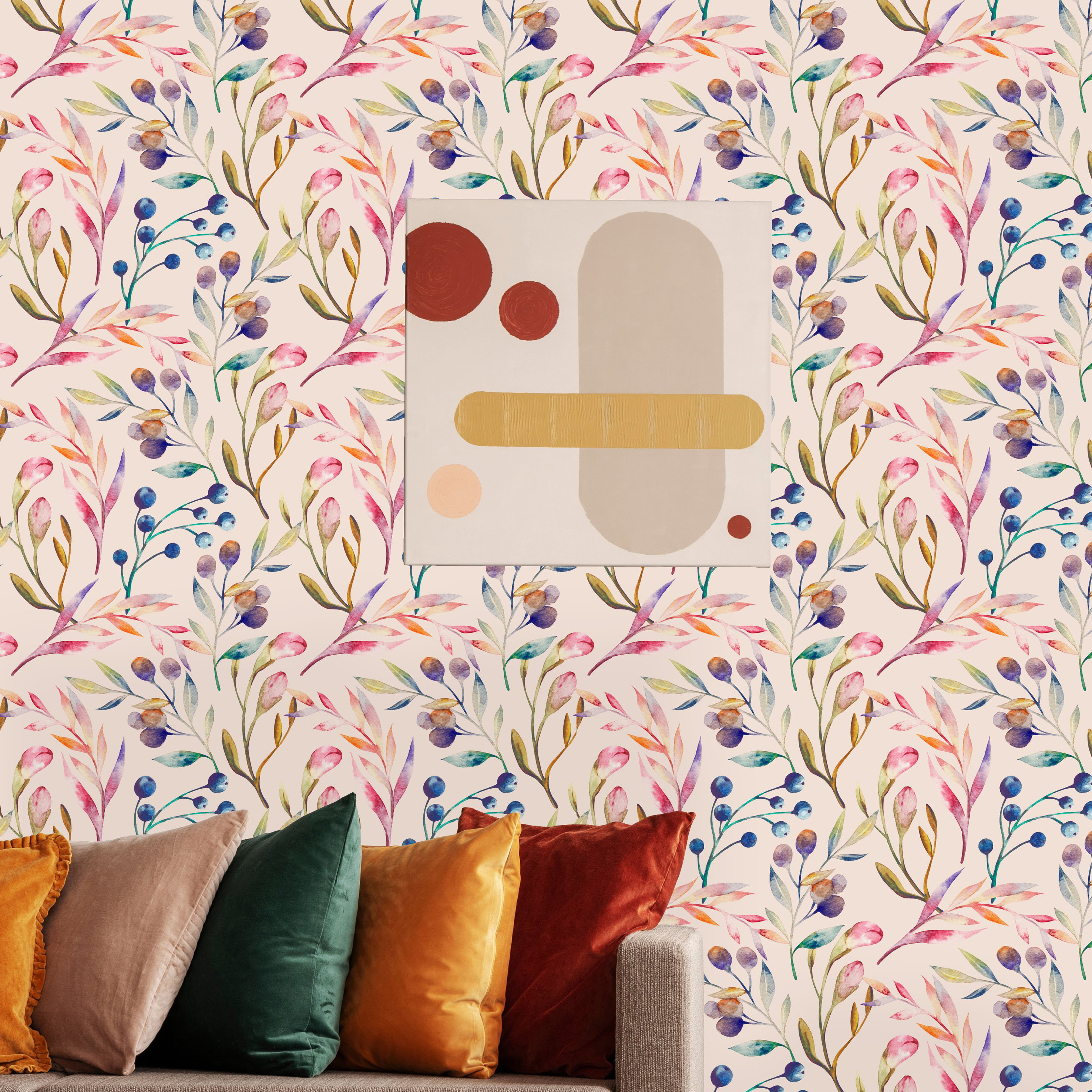 Wildon Home® Puxico Peel & Stick Floral Wallpaper Wayfair