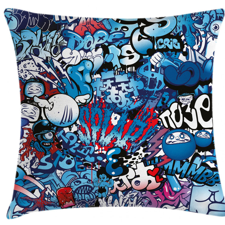 graffiti cushion covers