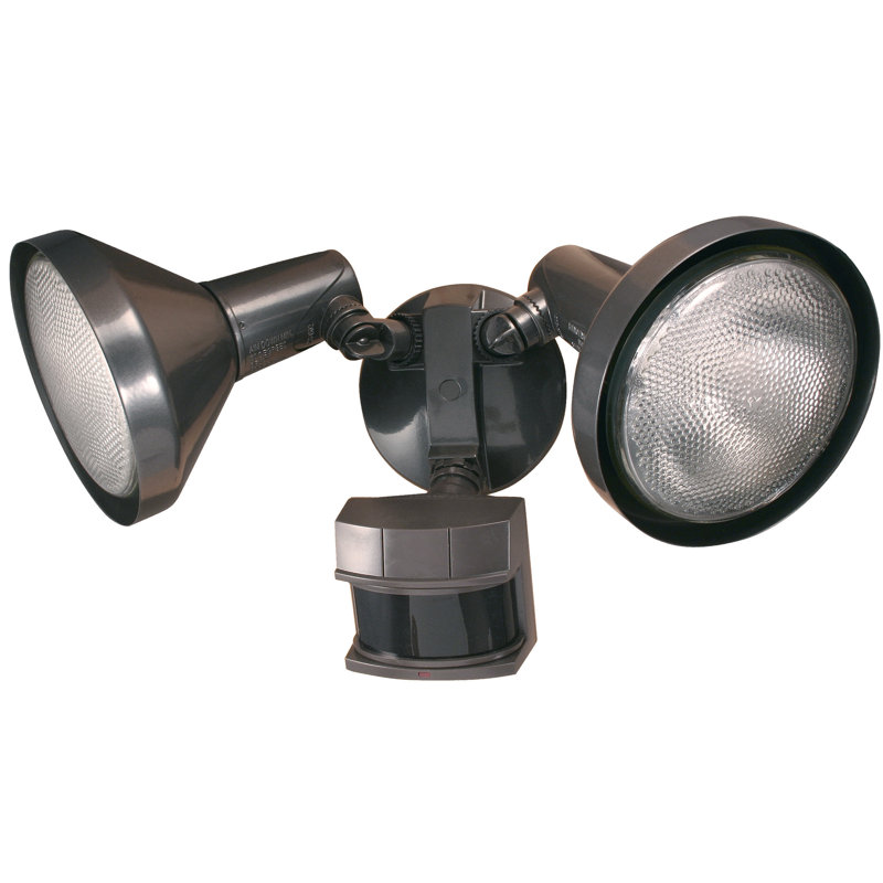 Heath Zenith Led Dusk To Dawn Outdoor Security Flood Light With Motion Sensor Reviews Wayfair