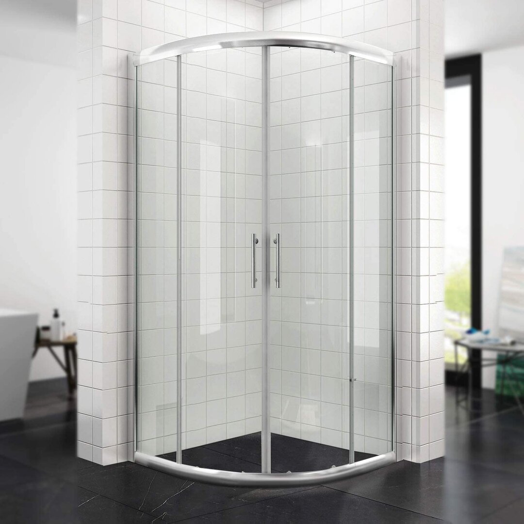 Shower enclosure quadrant 80X80cm shower enclosure with frame nano glass round shower sliding door shower shower screen 