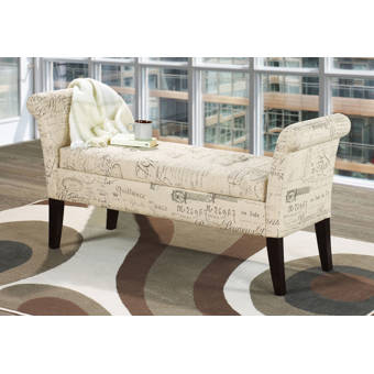 One Allium Way Araceli Upholstered Storage Bench Wayfair