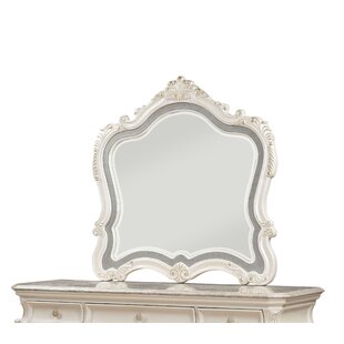 SILVER Mahogany Rococo Dressing table oriental french styl bevelled edge mirror 