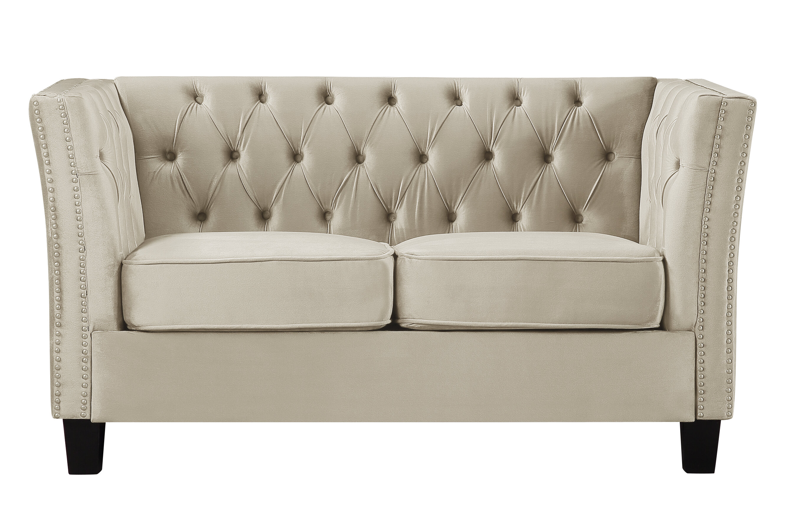 Mercer41 Bixby 57 09 Tuxedo Arms Sofa Wayfair