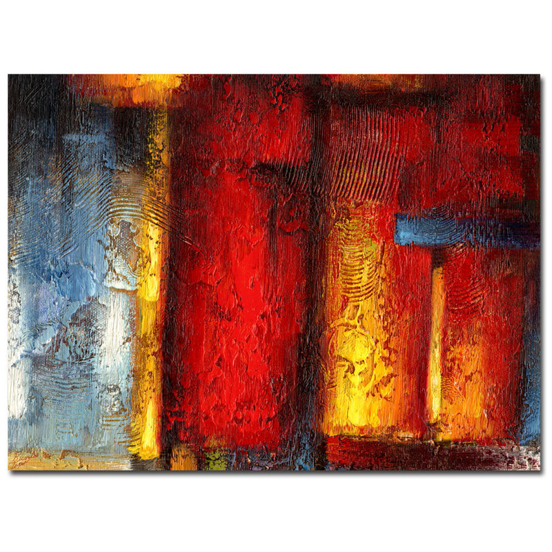 Trademark Art Ice And Fire By Tapia Framed Painting Print On