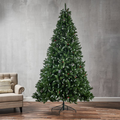 9 Foot Regular (Full) Flocked Christmas Trees You'll Love in 2019 | Wayfair