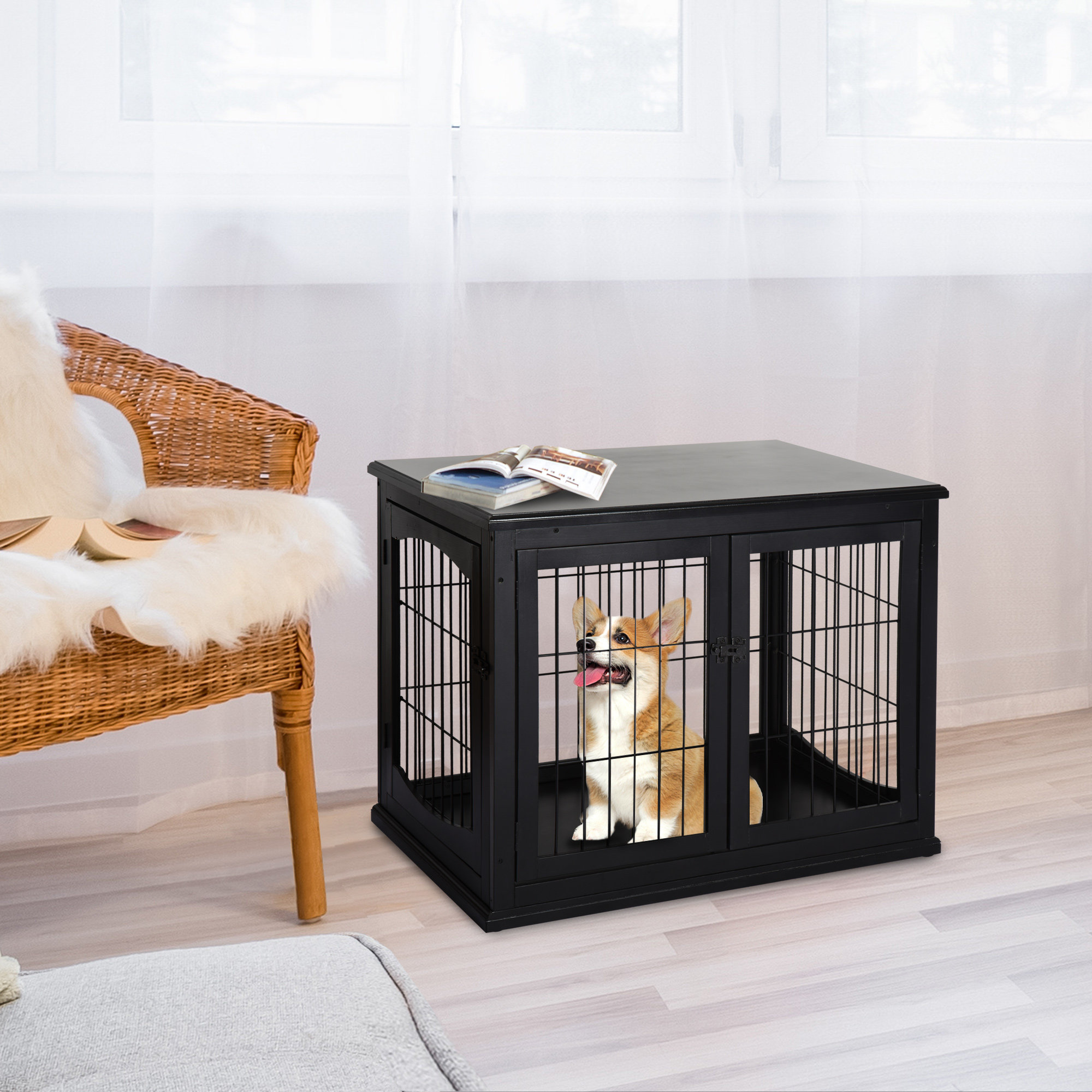 primetime petz end table crate