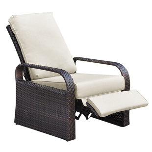 outdoor chair with reclining back