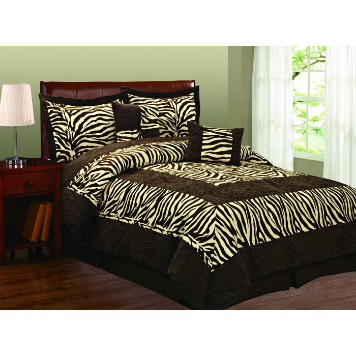 World Menagerie Robards Zebra Comforter Set Reviews Wayfair