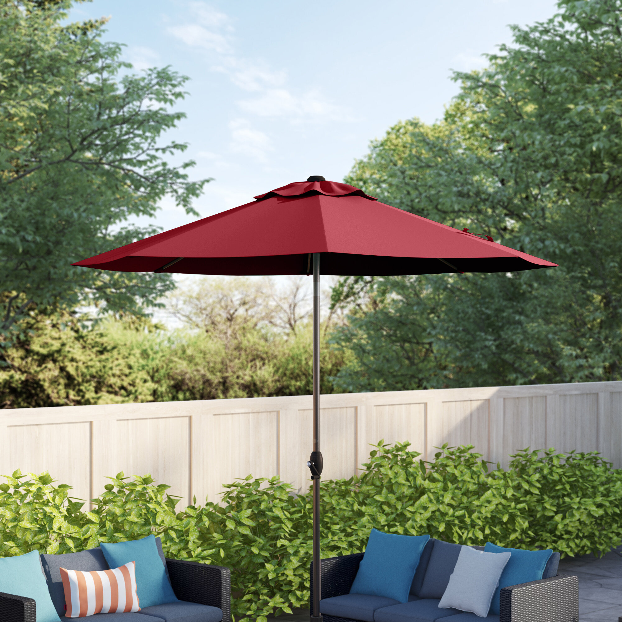 Zipcode Design Winchester 9 Market Umbrella Reviews Wayfair