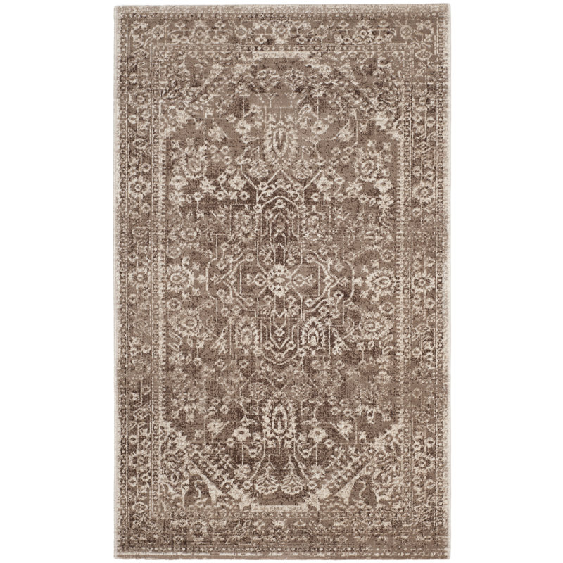 Zipcode Design Baggs Brown Ivory Area Rug Wayfair