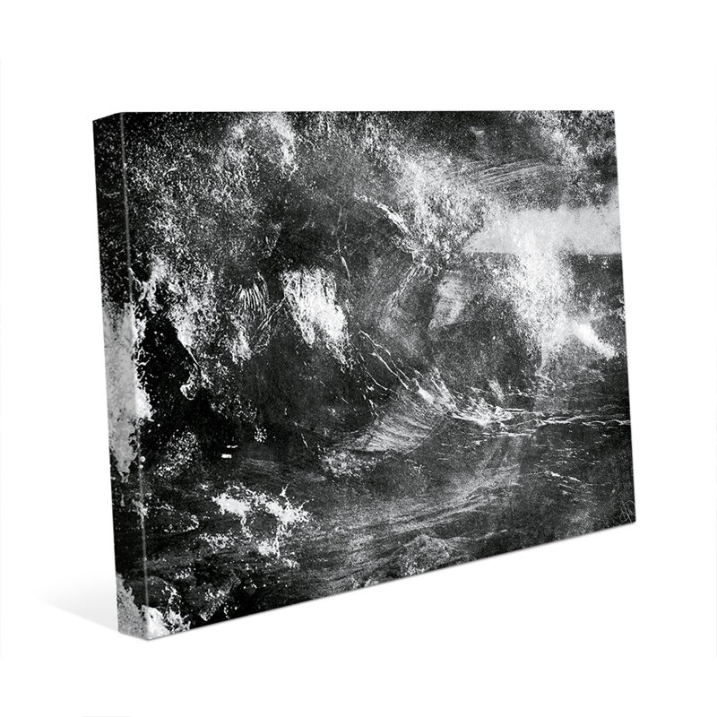 Click Wall Art Scratchboard Torrent Right Charcoal Painting Print On Wrapped Canvas Wayfair