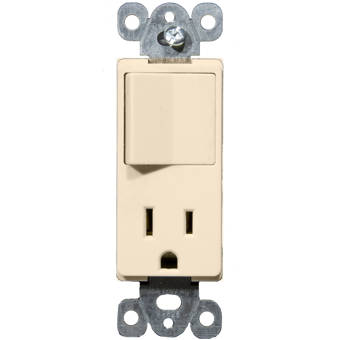 3 Poles 120V//277V Ivory 3 Way 15 Amp Current Morris 82290 Decorative Switch
