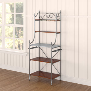 Go to store & view more images Fleur De Lis Living Erika Baker's Rack