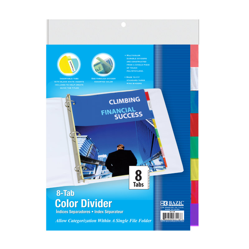 3-Ring Binder Dividers