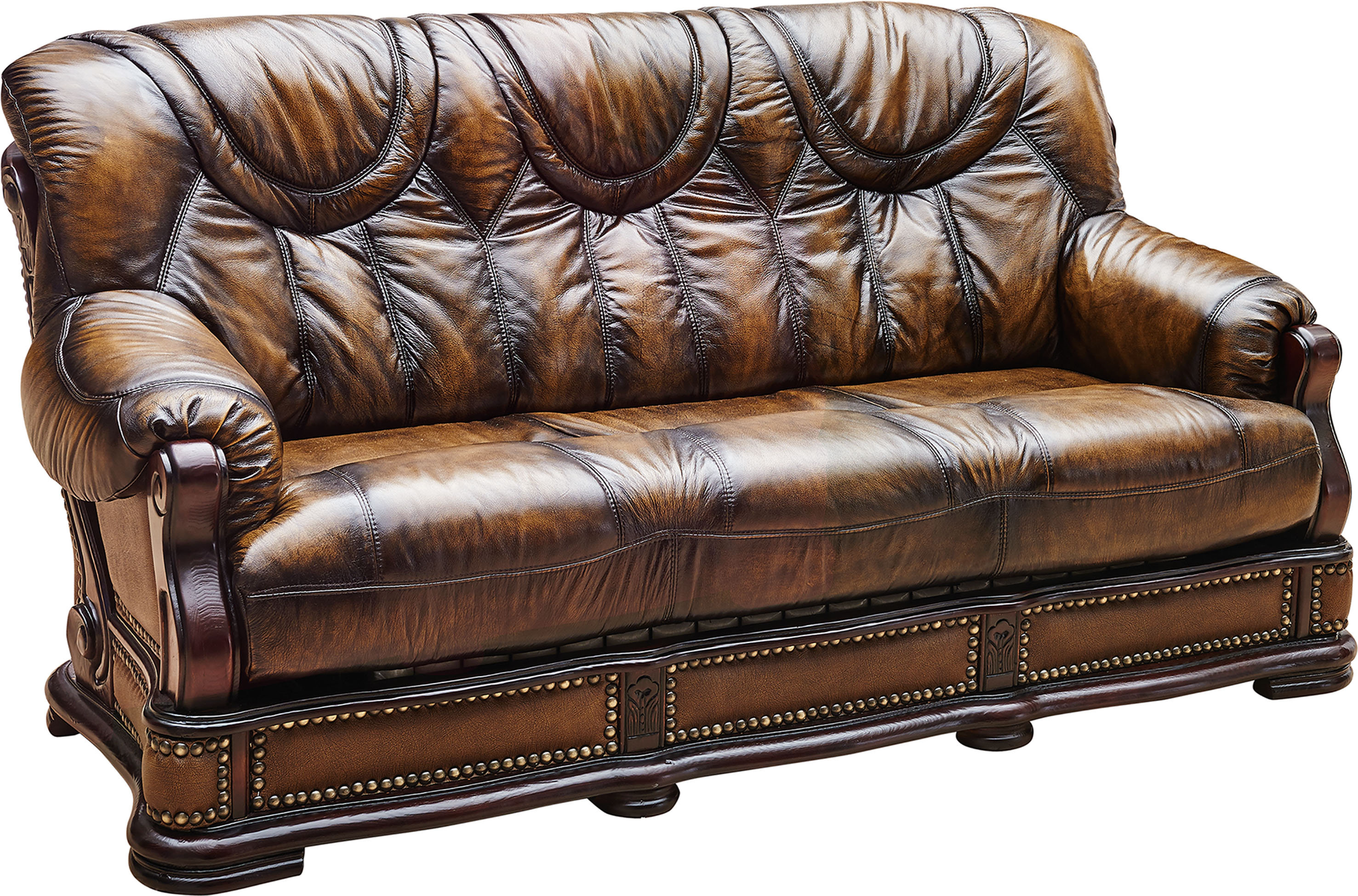 Ger Leather Sofa Bed
