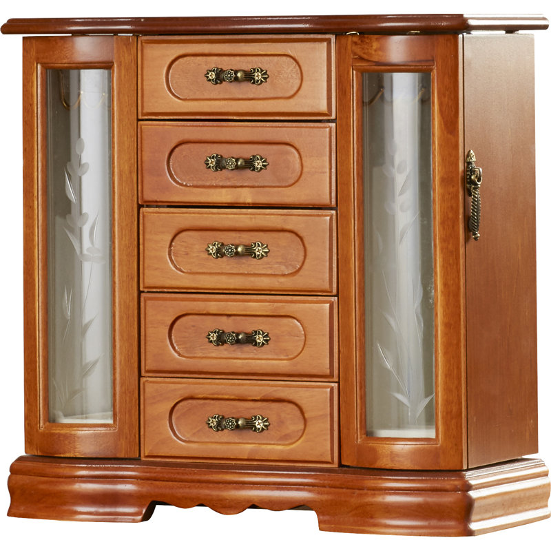 Darby Home Co Two Door Jewelry Box Reviews Wayfair