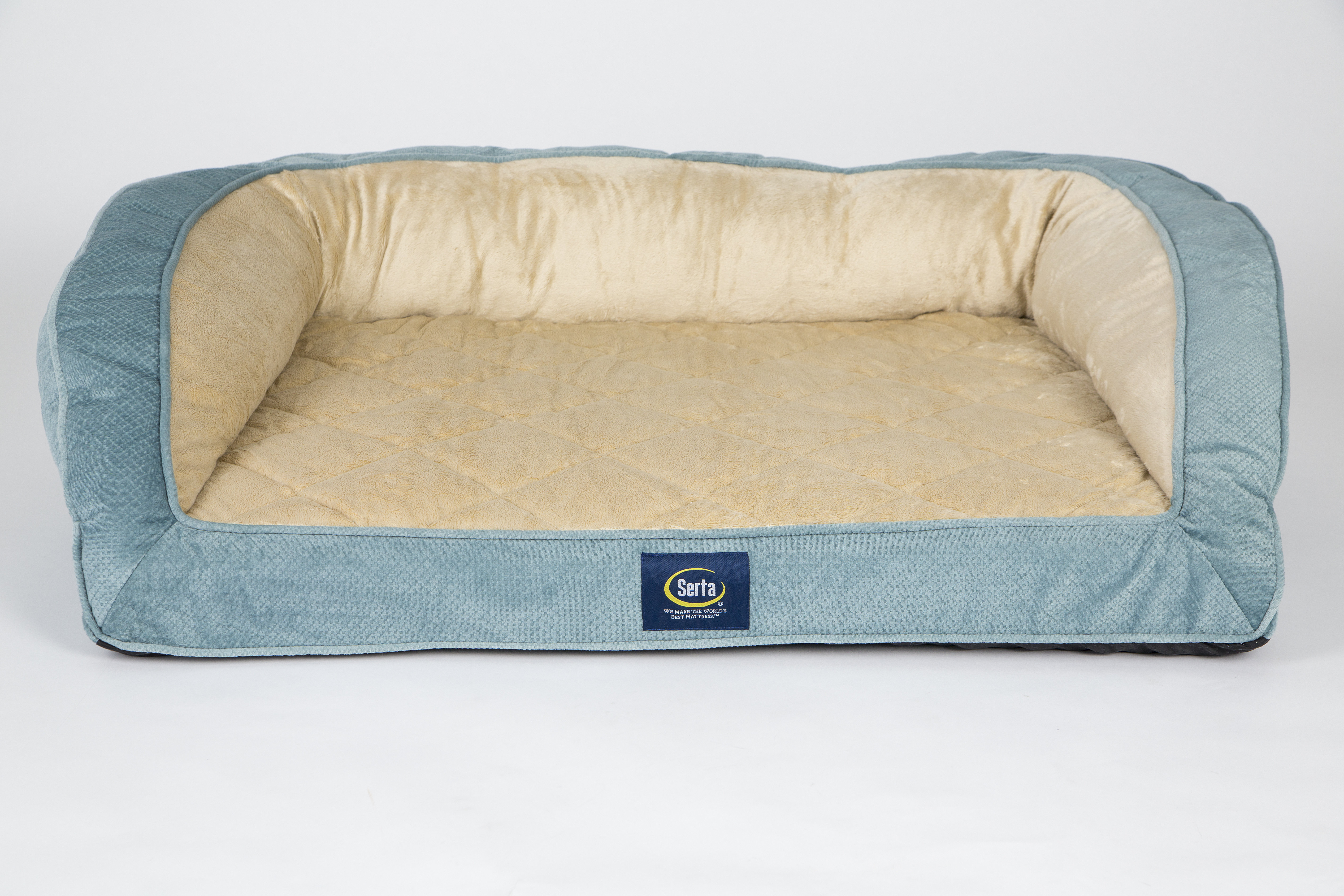 serta ortho foam quilted couch pet bed