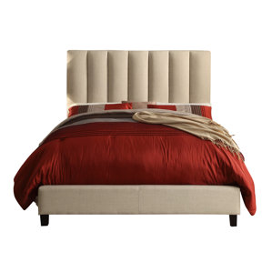 Isabel Queen Upholstered Platform Bed ..