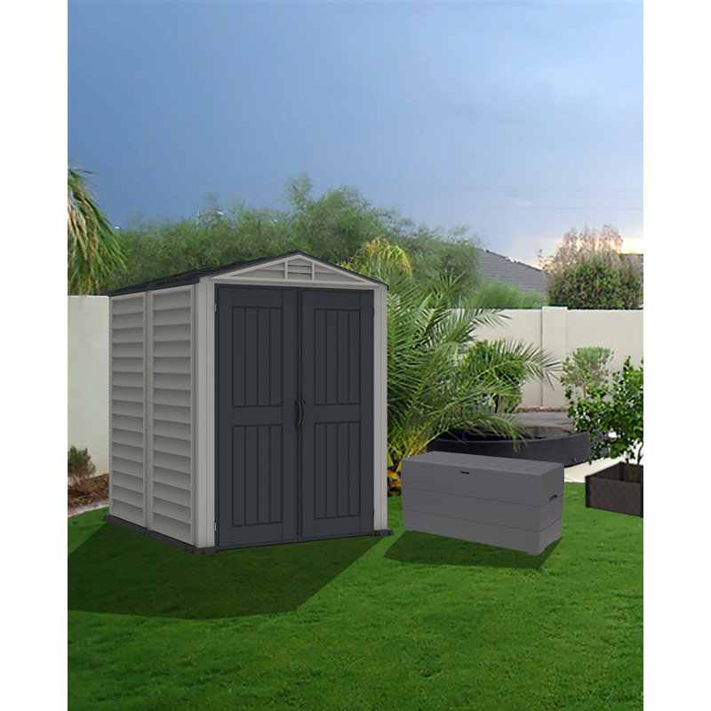 Duramax Yardmate Plus 5 Ft W X 5 Ft D Plastic Storage Shed Reviews Wayfair