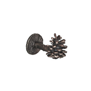 Pine Cone Curtain Rod Wayfair Ponderosa Pine Cone Curtain Holdback