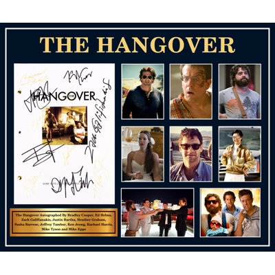 Signed Script The Hangover Framed Memorabilia LuxeWest