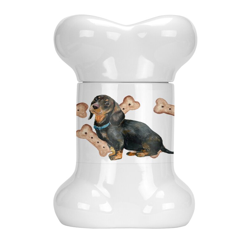 dog shaped treat jar