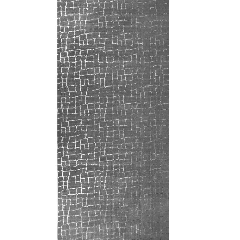 Mercer41 Platinum Portofino Modern Embossed Flocked Vinyl Wallpaper Grey Silver Metallic Animal Giraffe Skin Print Flocking Flock Vintage Style Velvet Textured Wall Coverings 3d Wayfair Ca