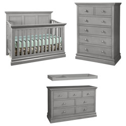 black nursery furniture set
