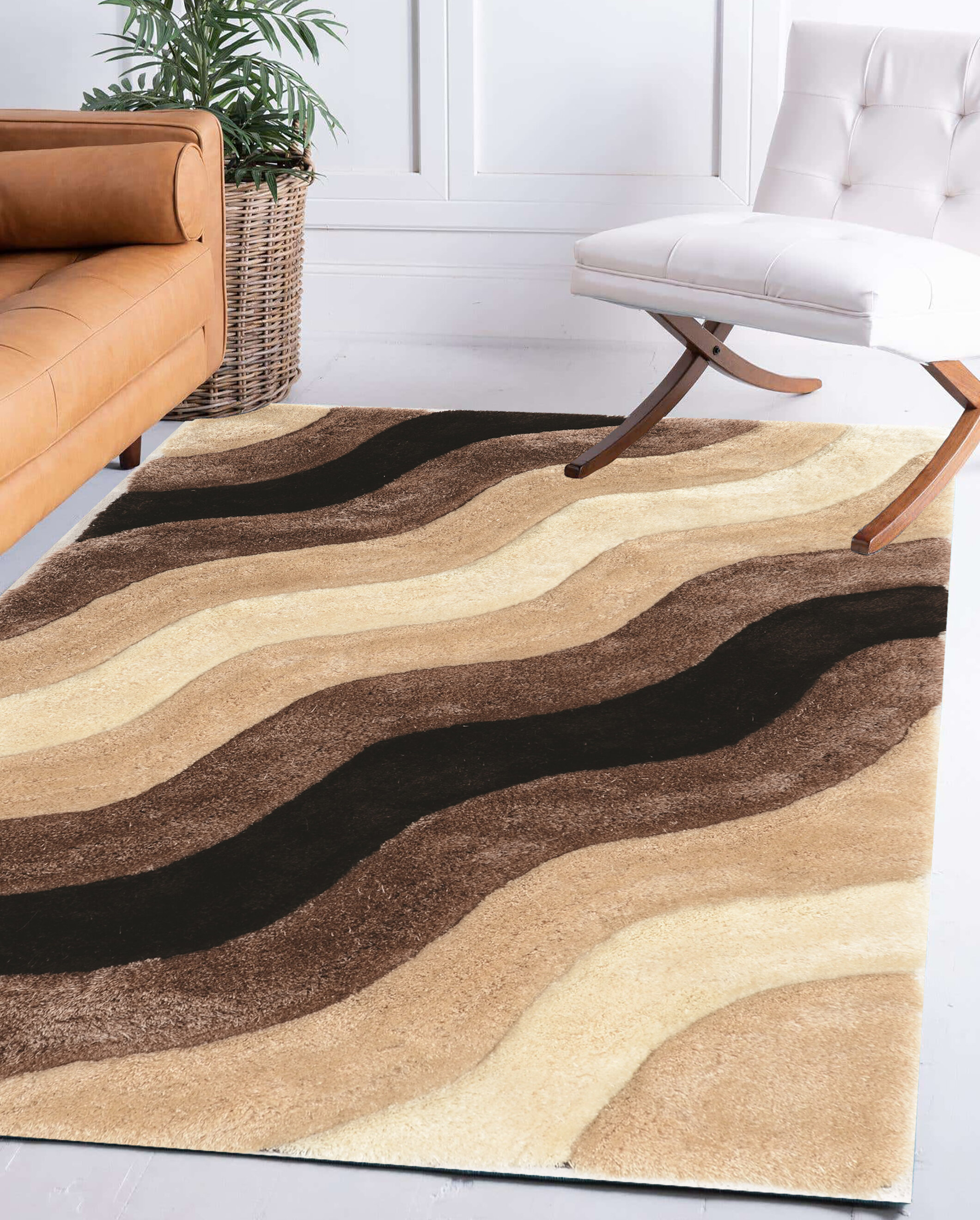 tufted area Area rug for bedroom Living room rug Handmade rug Area rug for living room wave rug Nursery rug Area rug Hand tufted rug