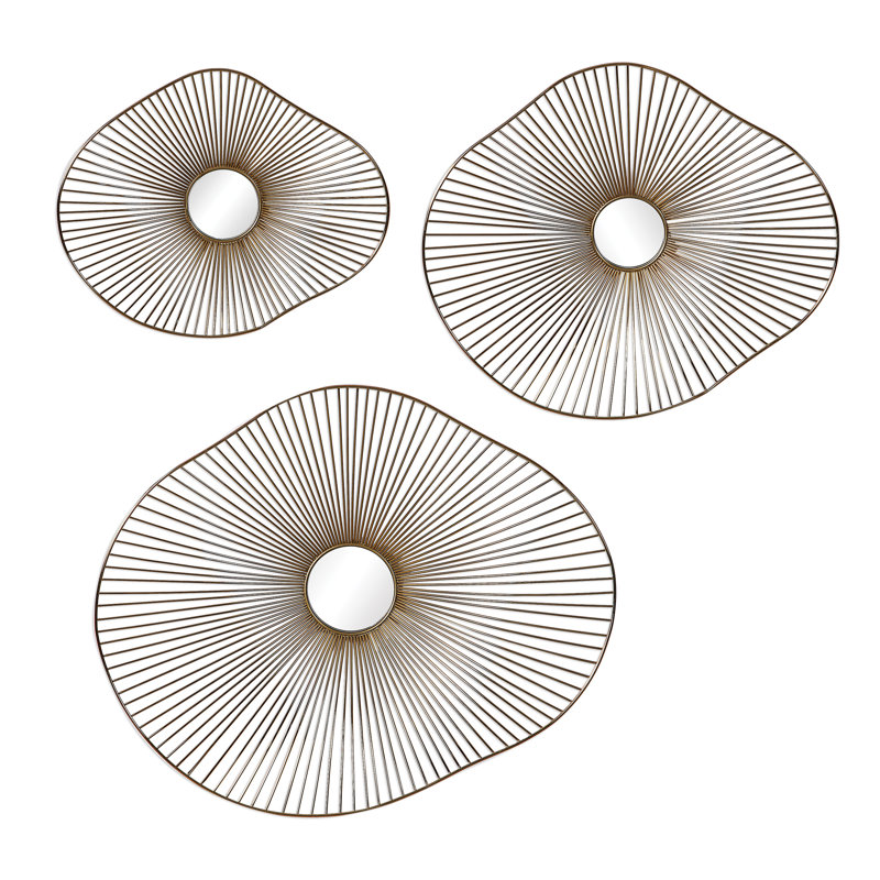 Bloomsbury Market 3 Piece Metal Wall Decor Set Wayfair