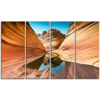 Designart Chicago City Urban Skyline 4 Piece Photographic Print On Wrapped Canvas Set Wayfair