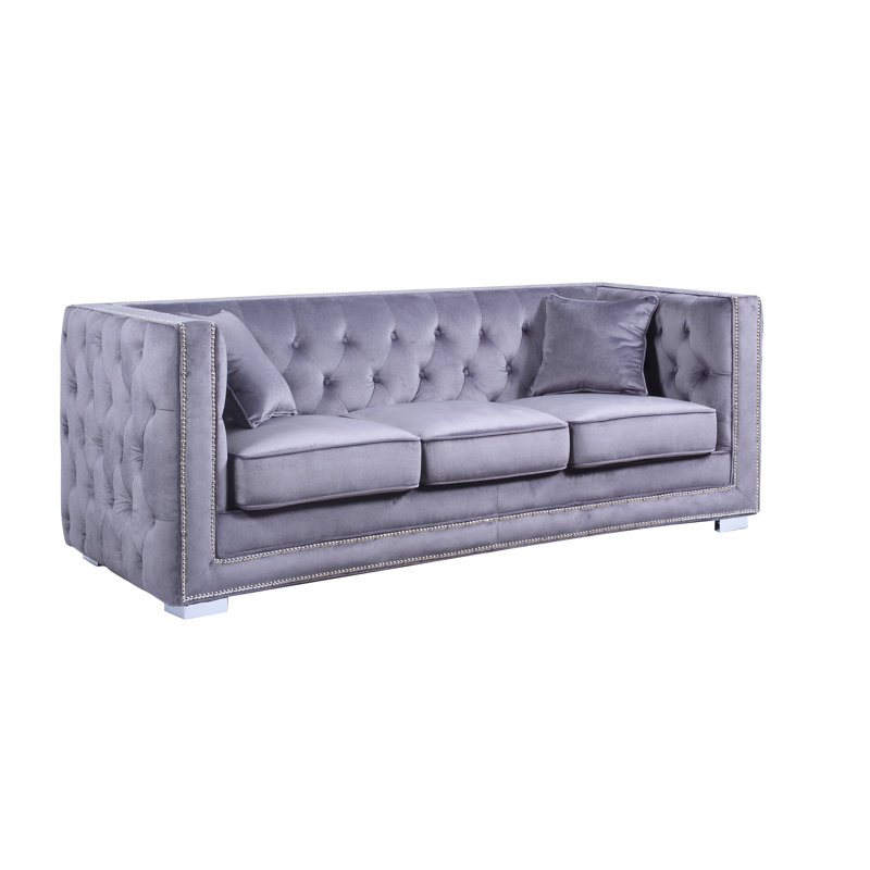 Rubio Modern Tufted Chesterfield Sofa Reviews Allmodern Rubio Modern Tufted Chesterfield Sofa