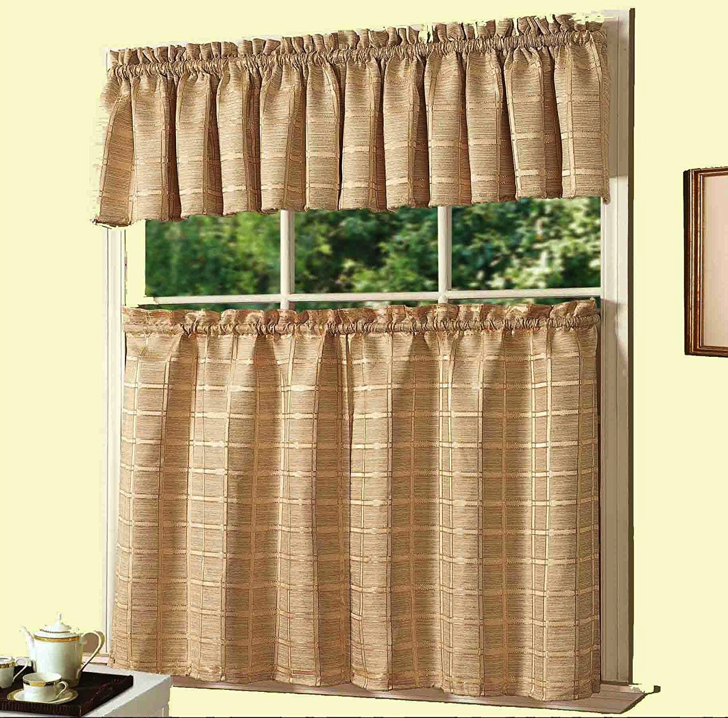 Halpin New 3 Piece Kitchen Curtain Set Joss Main