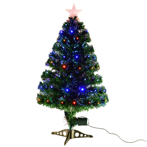 Die Saisontruhe Künstlicher Weihnachtsbaum 90 cm Grün mit 90 LED
