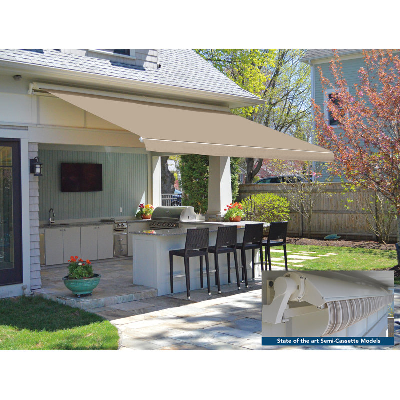 Sunsetter Motorxlsc Sunbrella Retractable Standard Patio Awning Wayfair