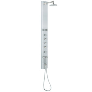 Dilana Rain Waterfall Shower Panel with Jets and Hand Shower Diverter/Thermostatic