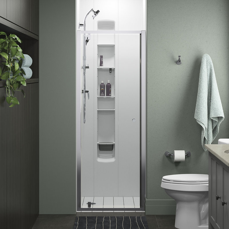 Sterling By Kohler Whiston 30 In X 74 7 8 In Pivot Shower Door