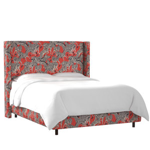 Faya Linen Upholstered Panel Bed by Bloomsbury Market