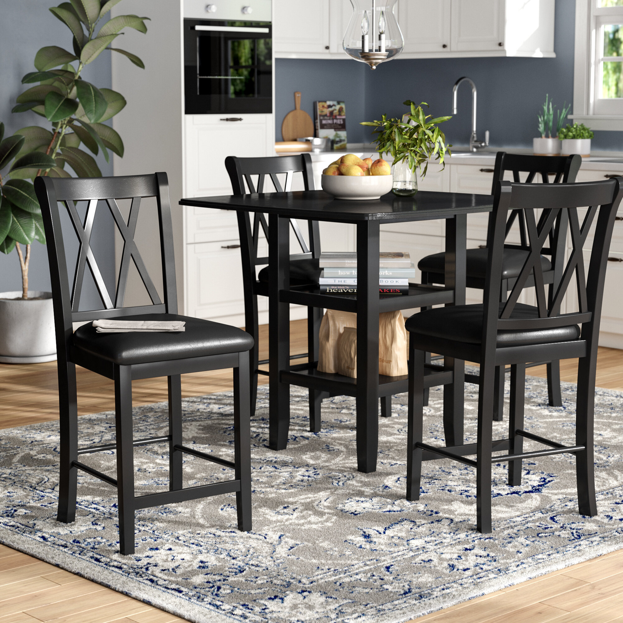 Counter High Kitchen Table Sets / 5 Piece Dining Set Counter Height Counter Height Dining Table Set Dining Room Sets Pub Table Sets : Studio mid century modern counter height table shop affordable home furniture decor asian style dining table.